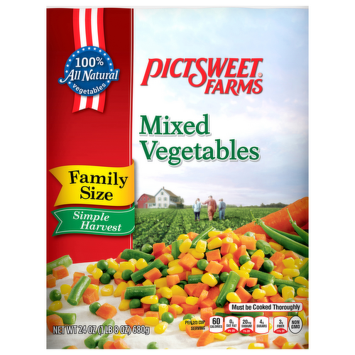 Pictsweet Simply Harvest Mixed Vegetables Family Size