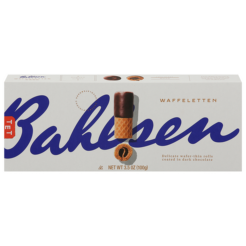 Bahlsen Waffeletten Dark Chocolate Wafer Rolls