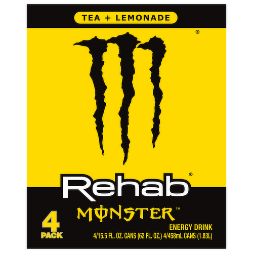 Monster Rehab Tea + Lemonade Energy Drinks