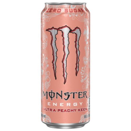 Monster Ultra Peachy Keen Zero Sugar Energy Drink