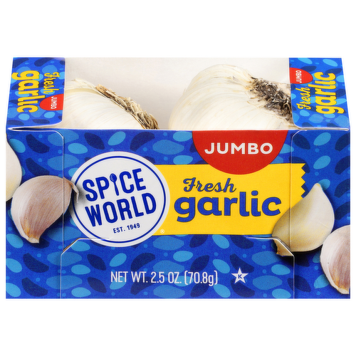 Spice World Garlic Cloves 2 Count