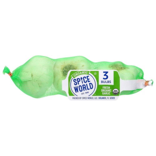 Organic Garlic Bagged