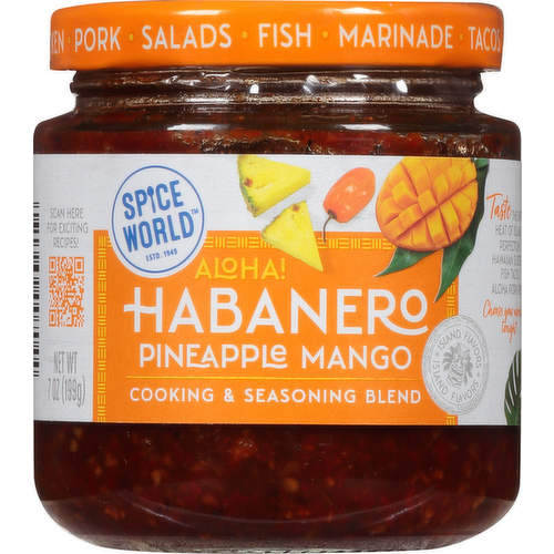 Spice World Aloha! Habanero Pineapple Mango Cooking & Seasoning Blend