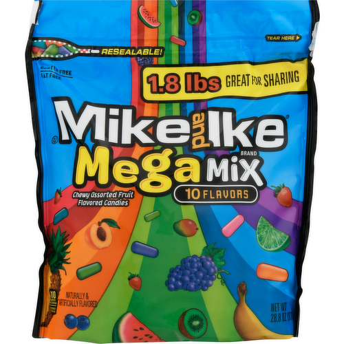 Mike and Ike Summer Mega Mix Chewy Candy