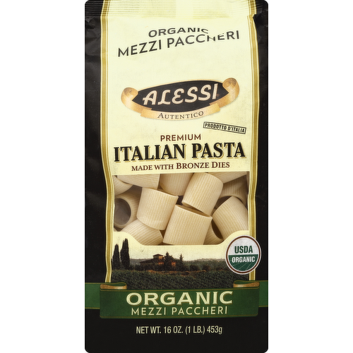 Alessi Organic Mezzi Paccheri Pasta