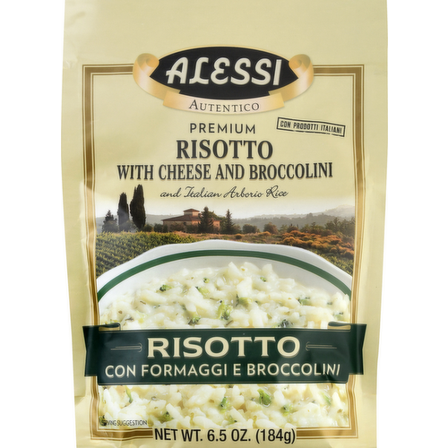 Alessi Risotto with Cheese and Broccolini