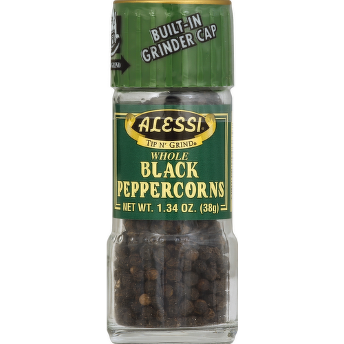 Alessi Whole Black Peppercorns with Grinder