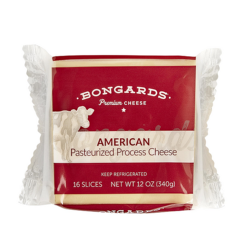 Bongards Creameries American Pasteurized Process Cheese Slices