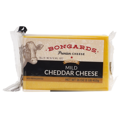 Bongards Creameries Mild Cheddar Cheese Brick