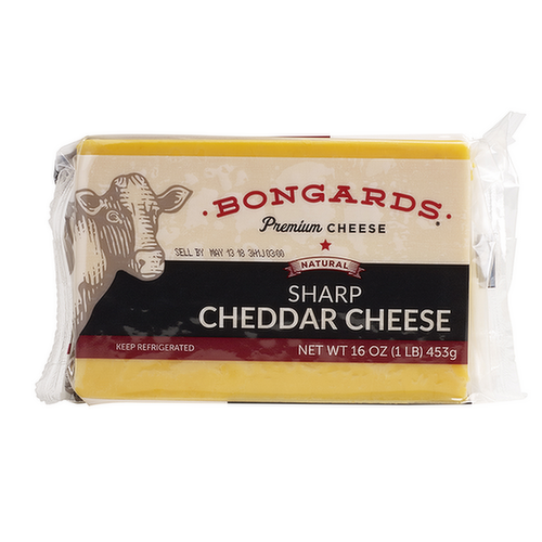 Bongards Creameries Sharp Cheddar Cheese Brick