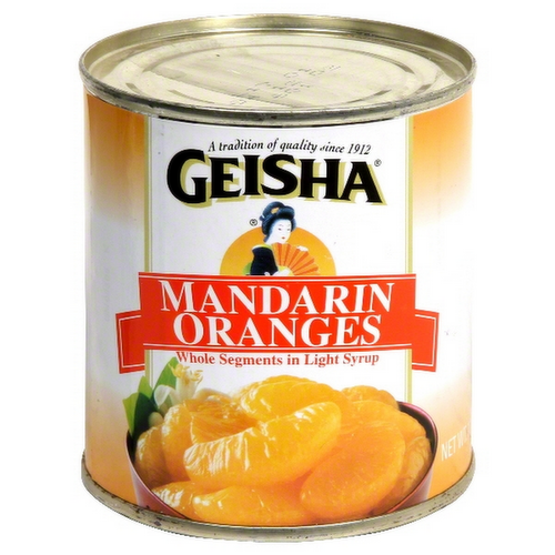 Geisha Mandarin Oranges Whole Segments in Light Syrup