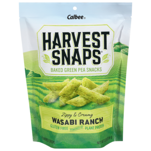 Harvest Snaps Wasabi Ranch Baked Green Pea Snacks