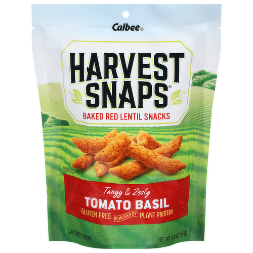 Harvest Snaps Tomato Basil Baked Red Lentil Snacks