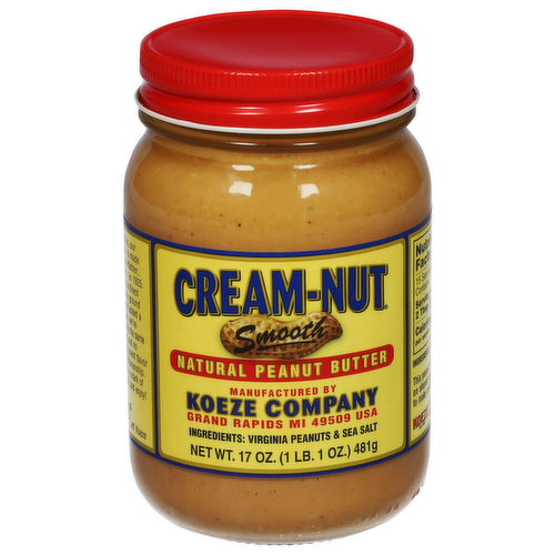 Cream Nut Smooth Natural Peanut Butter