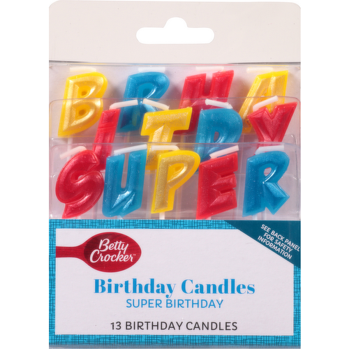 Betty Crocker Super Birthday Candles