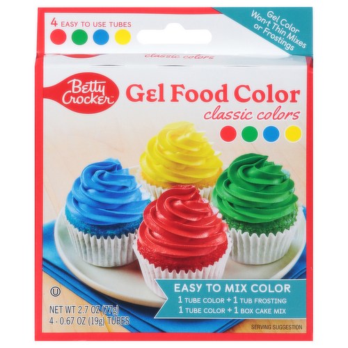 Betty Crocker Classic Gel Food Colors for Decorating