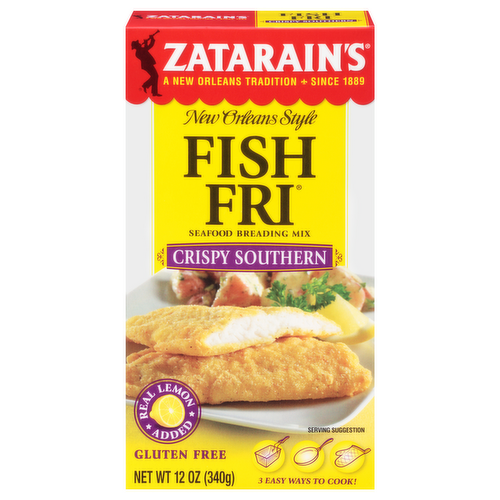 Zatarain's Fish Fri Crispy Southern Seafood Breading Mix