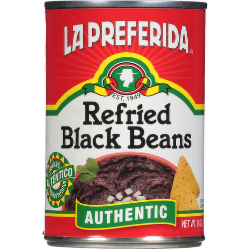 La Preferida Refried Black Beans