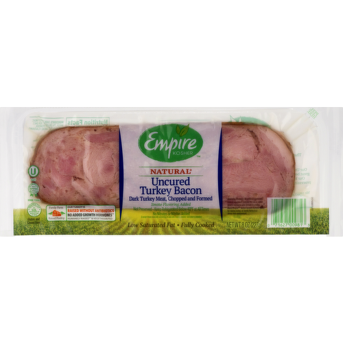 Empire Kosher Uncured Turkey Bacon