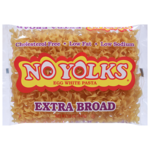 No Yolks Extra Broad Pasta Noodles