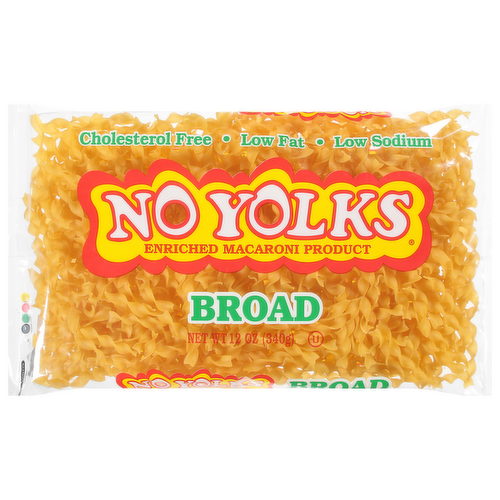 No Yolks Broad Pasta Noodles