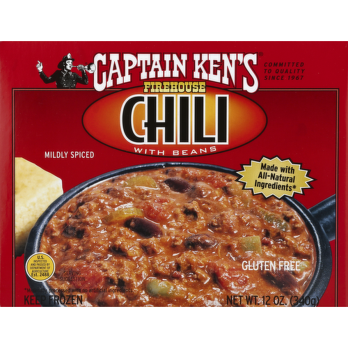 Captain Ken's Firehouse Chili with Beans