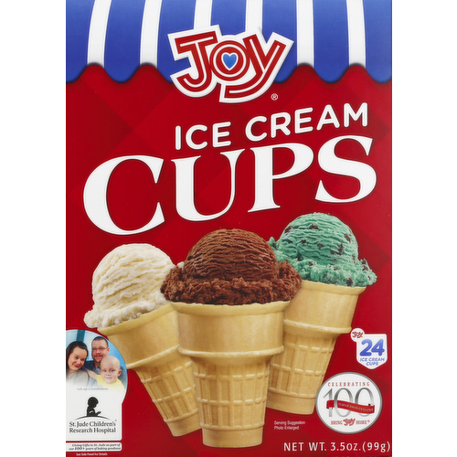 Joy Ice Cream Cups Cones