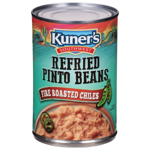Kuner's Pinto Refried Beans with Fire Roasted Chiles