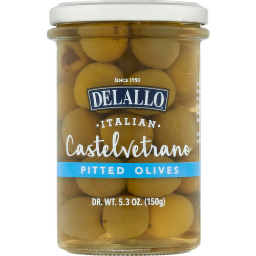 DeLallo Italian Castelvetrano Pitted Olives