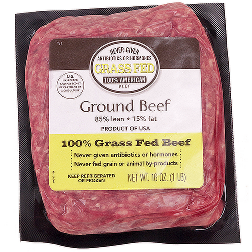 Grass Fed All-Natural 85% Lean Ground Beef