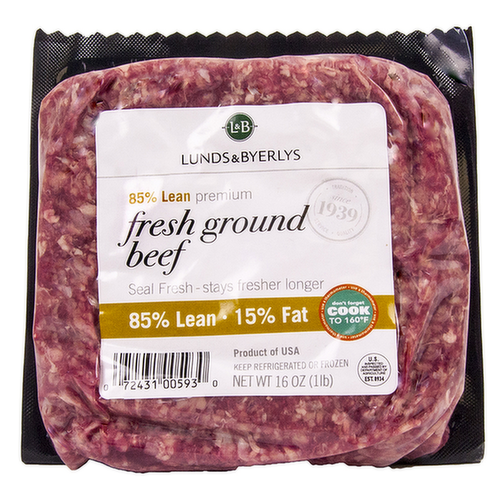 L&B Fresh 85% Lean Premium Ground Beef