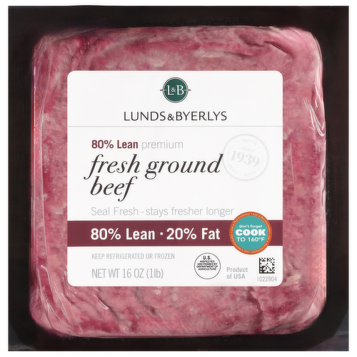 L&B Fresh 80% Lean Premium Ground Beef