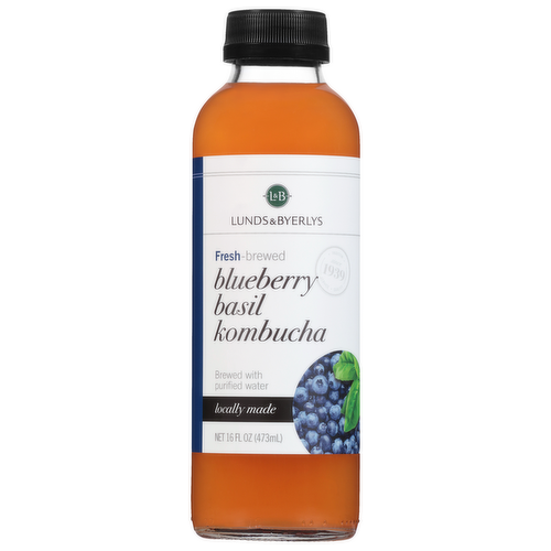 L&B Blueberry Basil Kombucha Drink