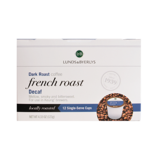 L&B K-Cups Decaf French Roast Coffee