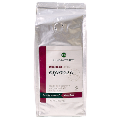 L&B Whole Bean Espresso Roast Coffee