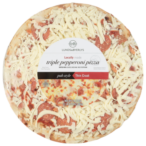 L&B Triple Pepperoni Pizza