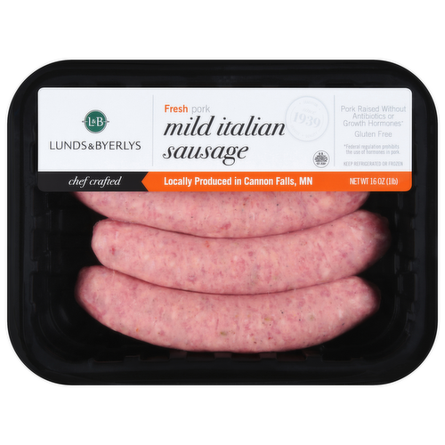 L&B Fresh All Natural Mild Italian Sausage Links