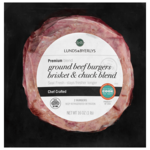 L&B Premium Blend Brisket & Chuck Burgers