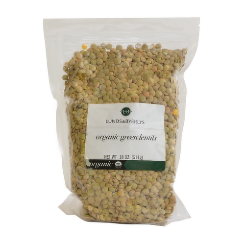 L&B Organic Green Lentils