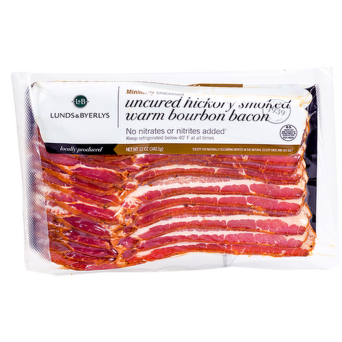 L&B Uncured Hickory Smoked Warm Bourbon Bacon