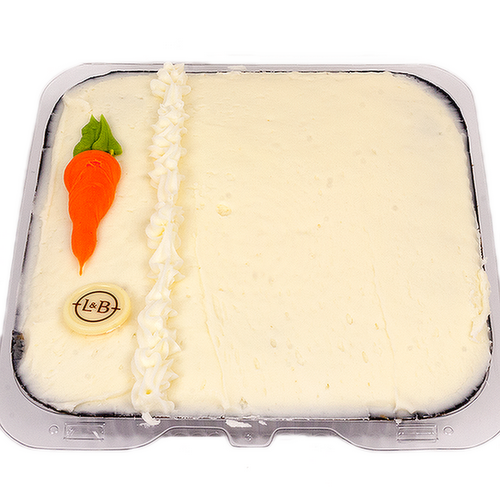 L&B Carrot Picnic Cake with Cream Cheese Frosting