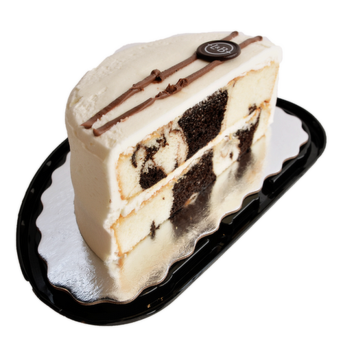 L&B 7-Inch Marble Layer Cake Half