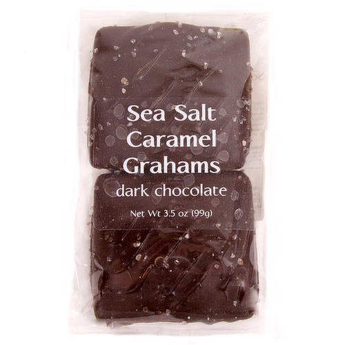 L&B Dark Chocolate Sea Salt Caramel Grahams