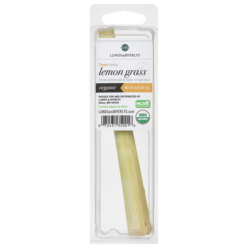 L&B Fresh Organic Lemongrass Singles