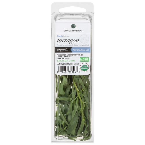 L&B Fresh Organic Tarragon Singles