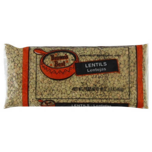 Brown's Best Dried Green Lentils