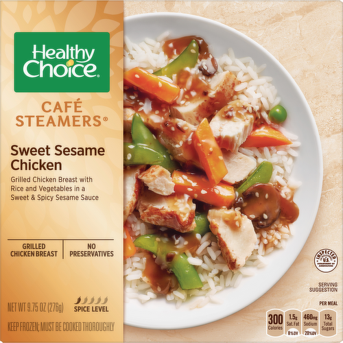 Healthy Choice Cafe Steamers Sweet Sesame Chicken