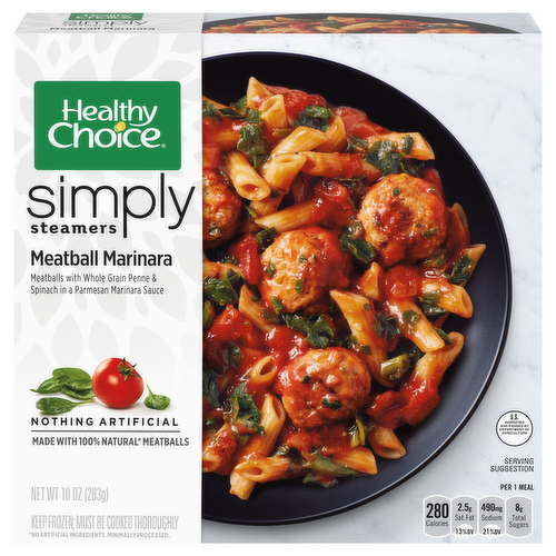 Healthy Choice Simply Steamers Meatball Marinara