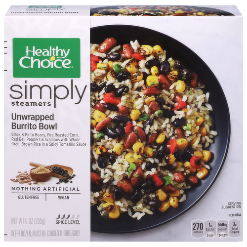 Healthy Choice Simply Steamers Unwrapped Burrito Bowl