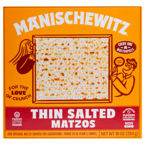 Manischewitz Kosher Salted Thin Matzos